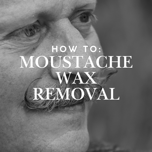 How to: Moustache Wax Removal - PEAKMODE
